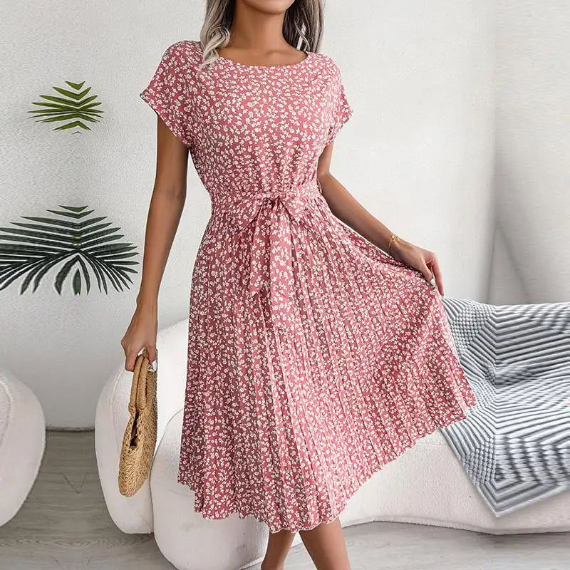 Kaly Grace - Pleated Midi Dress