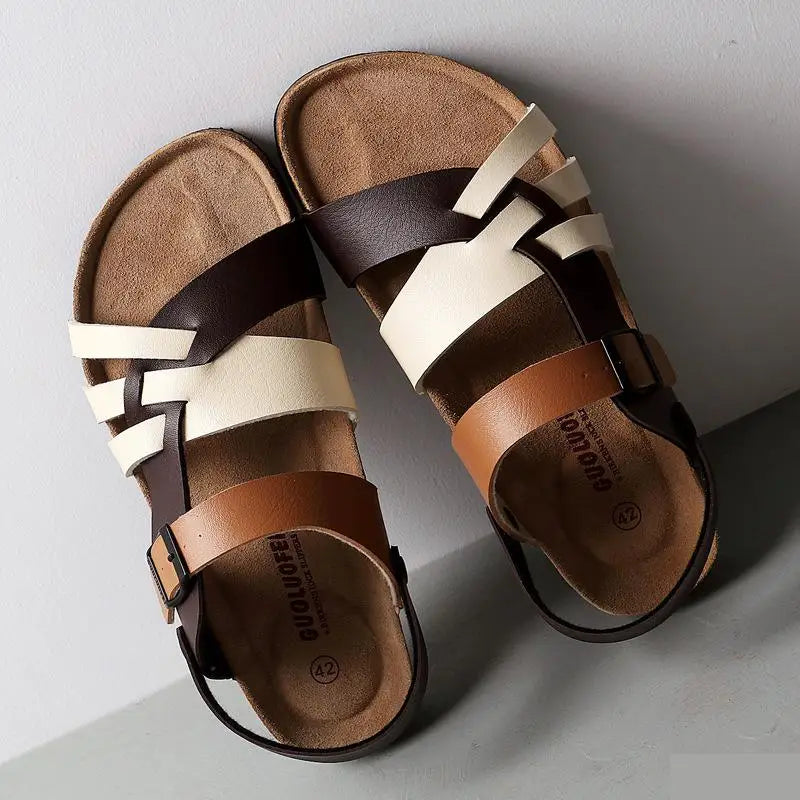 Theo | Premium Orthopedic Leather Sandals for Everyday Comfort