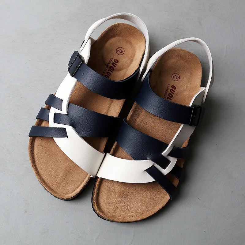 Theo | Premium Orthopedic Leather Sandals for Everyday Comfort