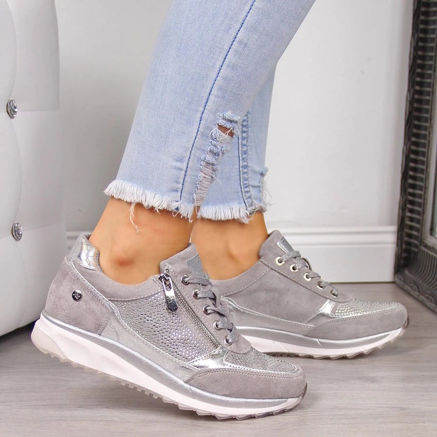 Bonnie™ | Zippered Comfort Sneakers