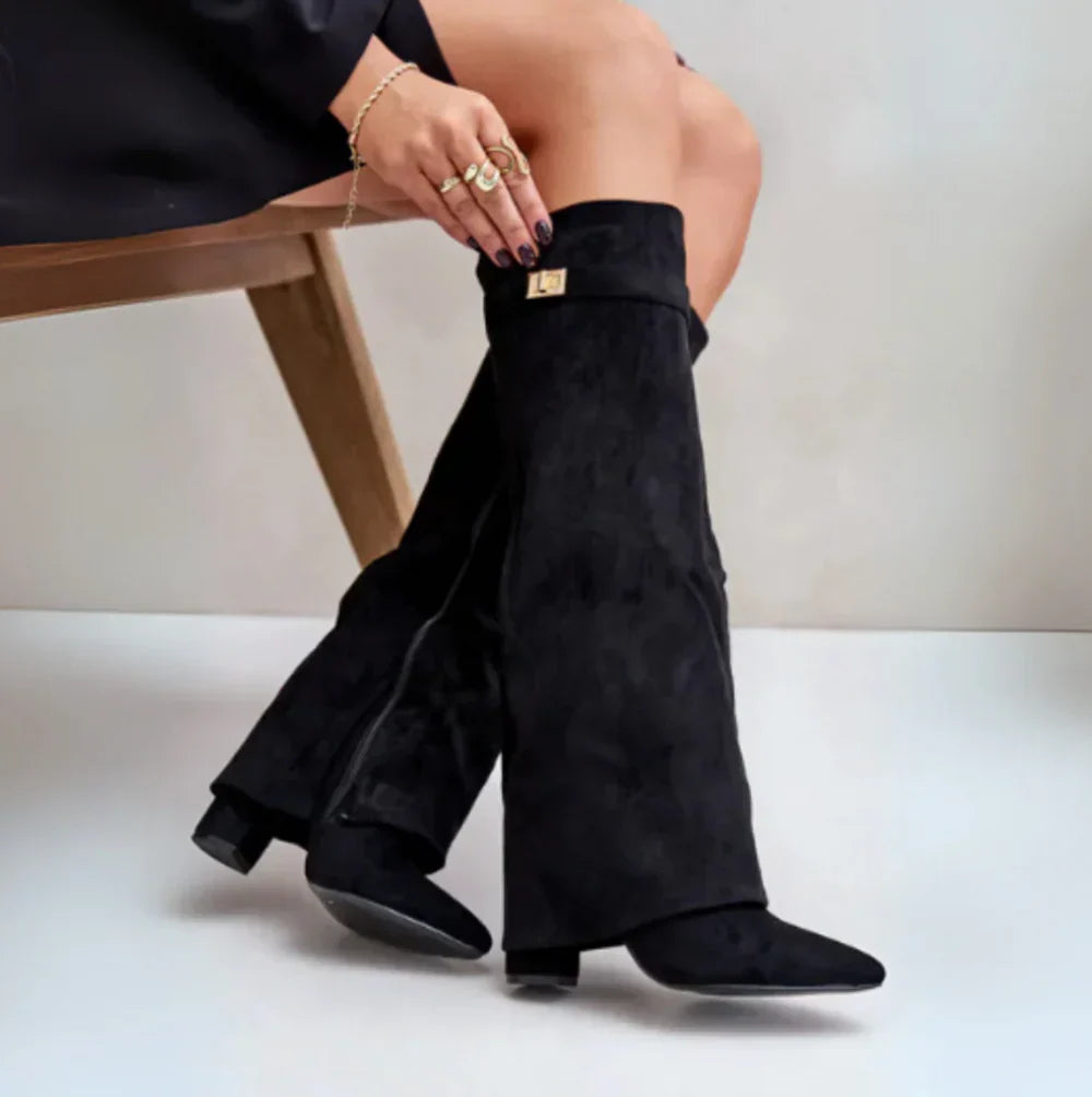 SUEDELIA™ | HIGH SUEDE BOOTS