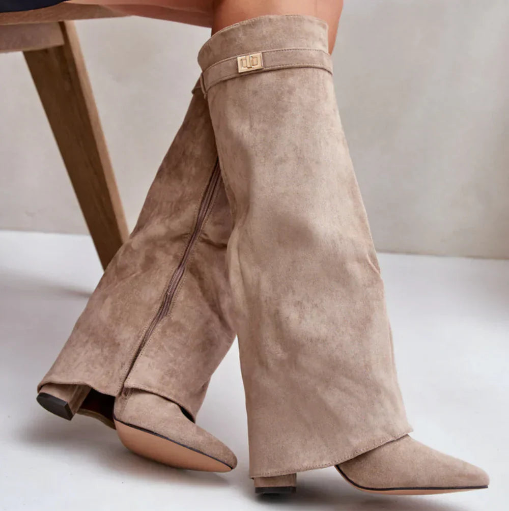 SUEDELIA™ | HIGH SUEDE BOOTS