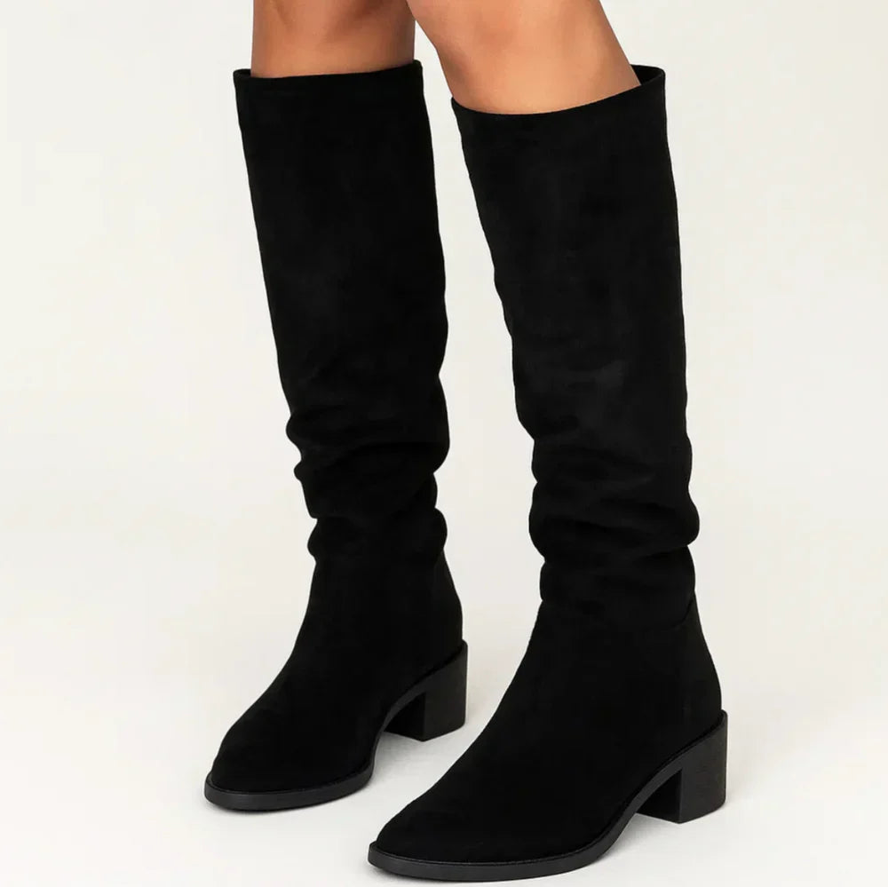 VELVÉRA™ | HIGH SUEDE BOOTS