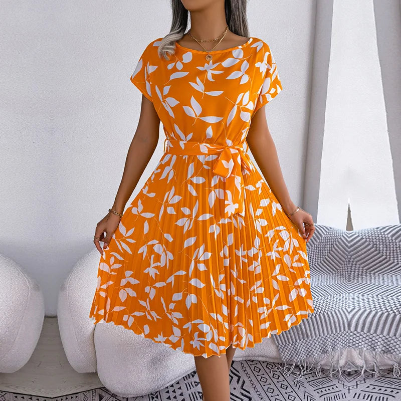 Kaly Grace - Pleated Midi Dress