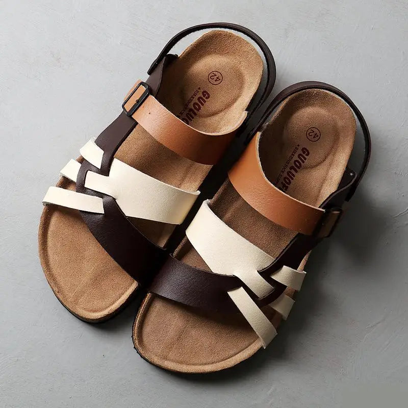 Theo | Premium Orthopedic Leather Sandals for Everyday Comfort