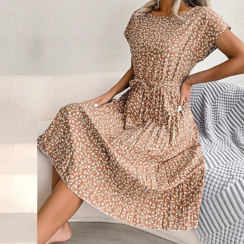 Kaly Grace - Pleated Midi Dress