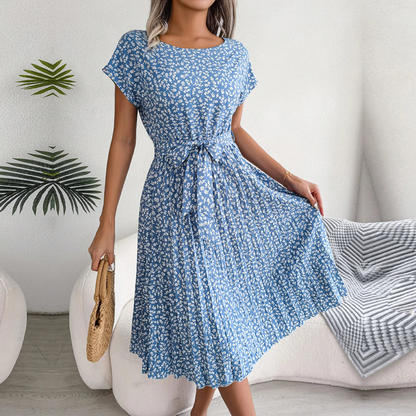 Kaly Grace - Pleated Midi Dress