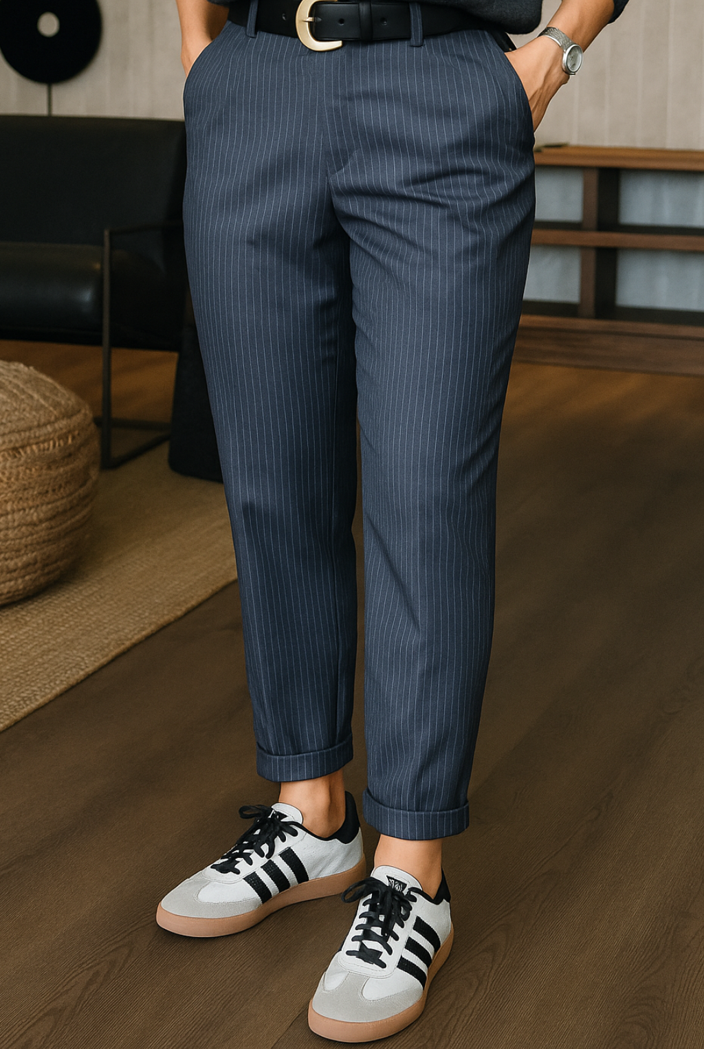 Mathilda | Classic Stripe Trousers for Everyday Style