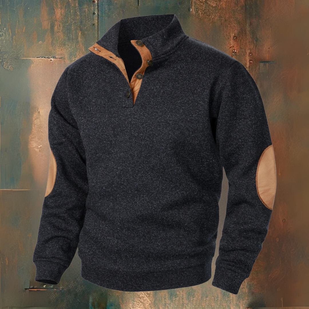 Griffin | Refined Half-Button Pullover