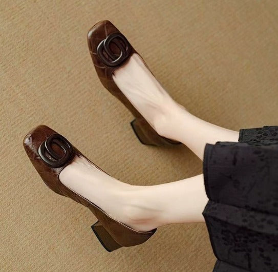 Helana |  Elegant leather Flats for Women