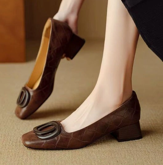 Helana |  Elegant leather Flats for Women