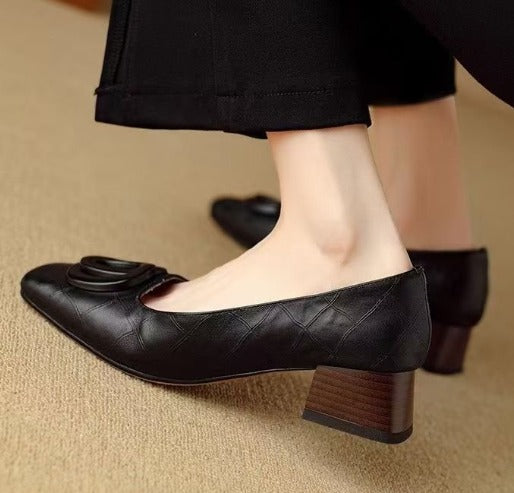 Helana |  Elegant leather Flats for Women