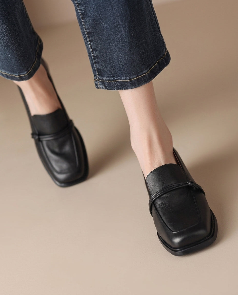 Audrey Leather Loafers