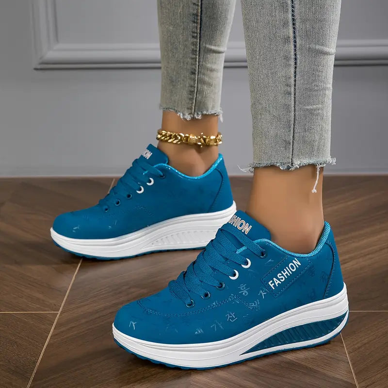Elena | Lightweight Platform Walking Sneakers