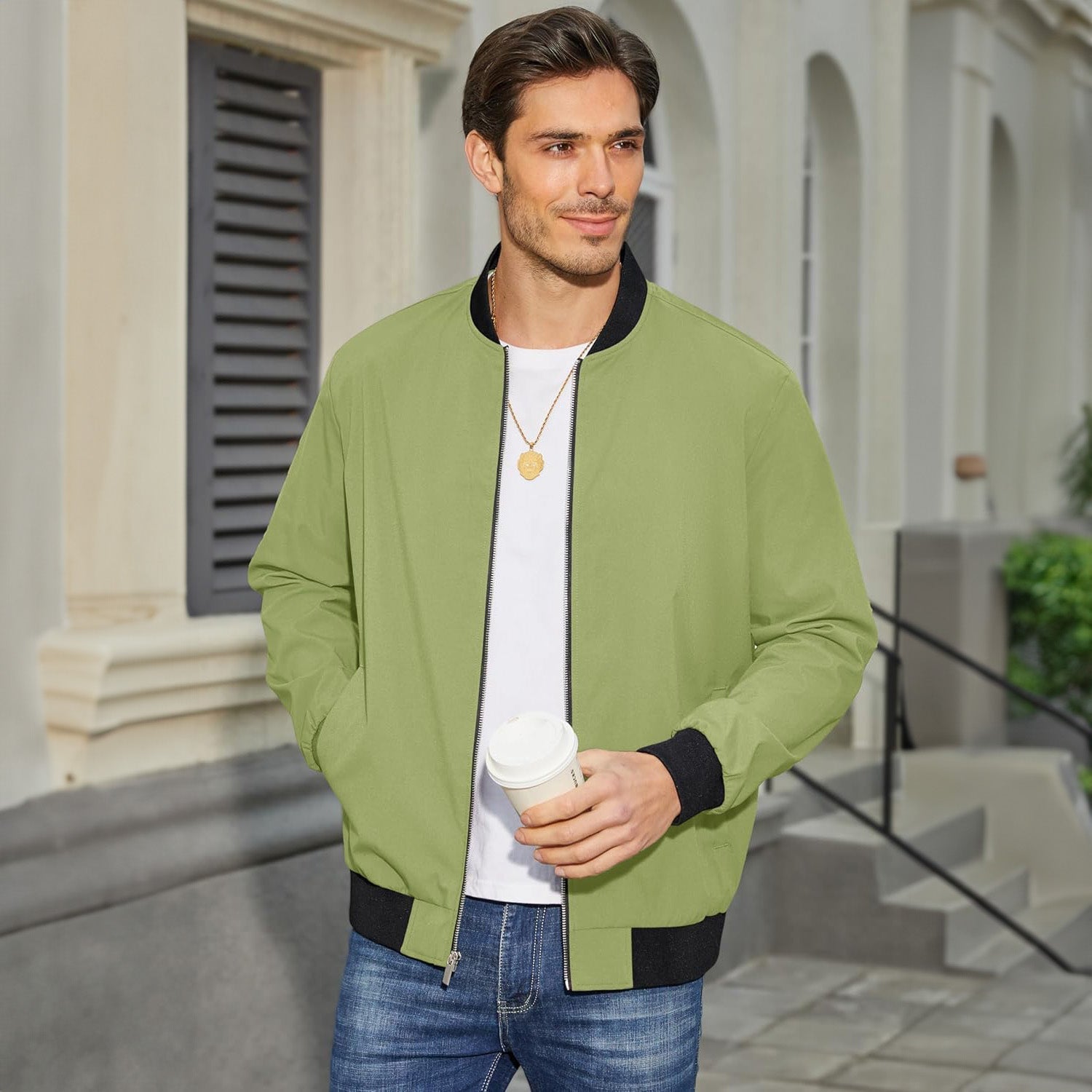 Landon | Lightweight Bomber Jacket for Comfortable Daily Wear