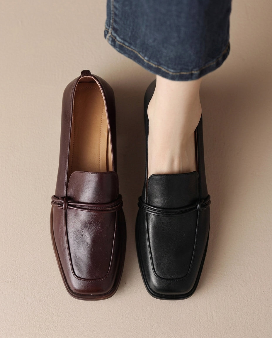 Audrey Leather Loafers