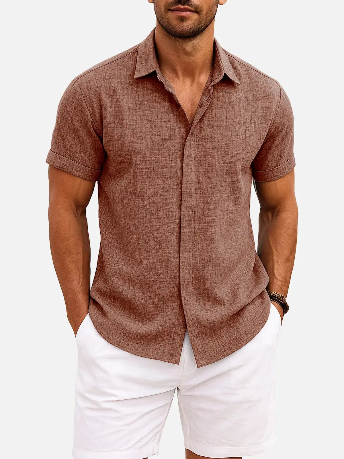 Elias | Breathable Linen-Cotton Shirt for Everyday Comfort
