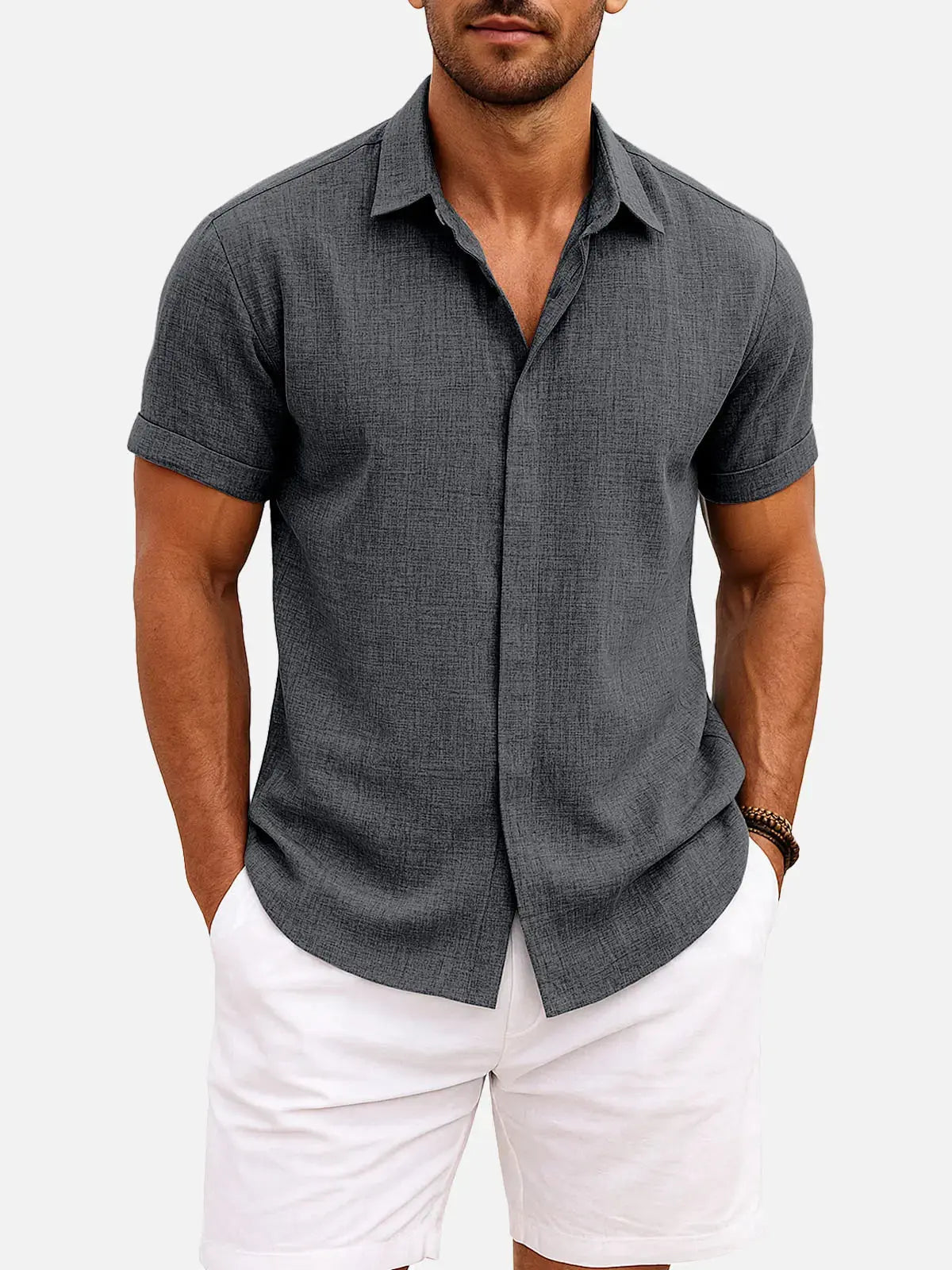 Elias | Breathable Linen-Cotton Shirt for Everyday Comfort