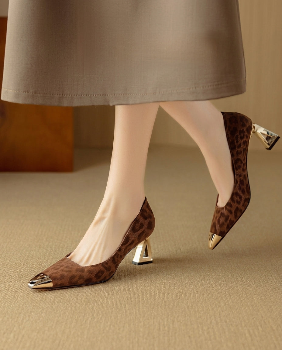 Cleo Leopard Pumps