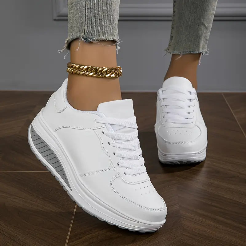 Elena | Lightweight Platform Walking Sneakers