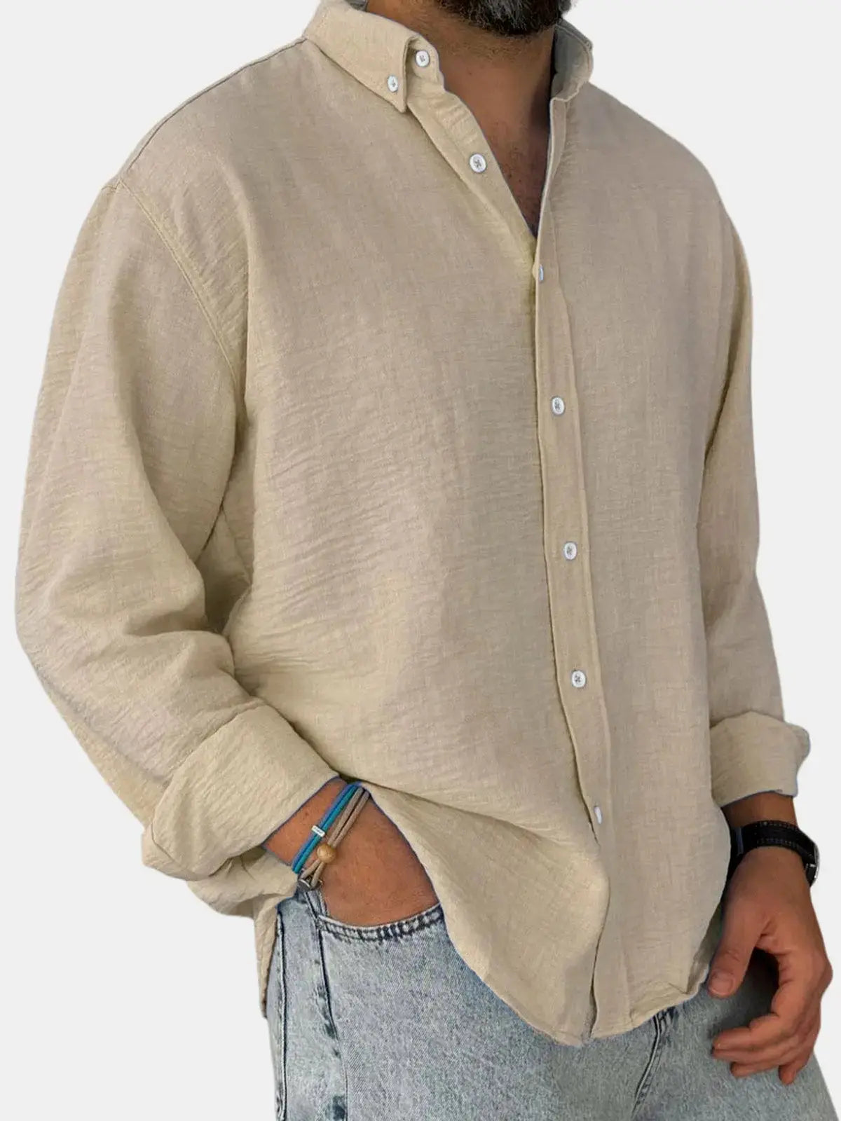 Ethan | Classic Cotton Shirt for Comfortable Everyday Wear