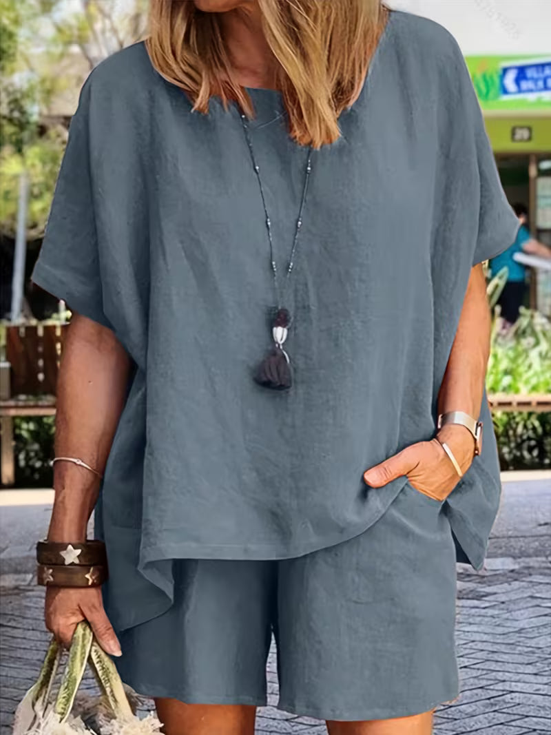 Sienna | Lightweight Linen Two-Piece Summer Set