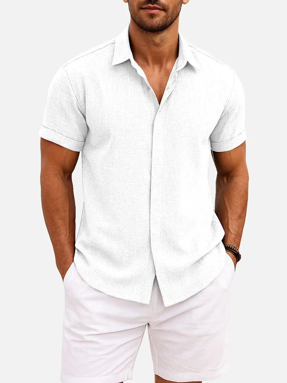 Elias | Breathable Linen-Cotton Shirt for Everyday Comfort