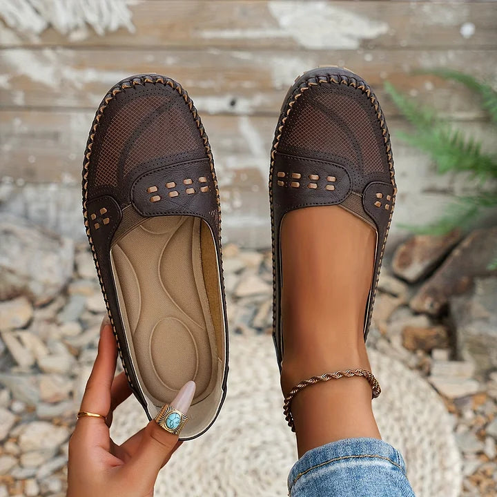 Paulette | Cushioned Flats That Stop Foot Pain Before It Starts