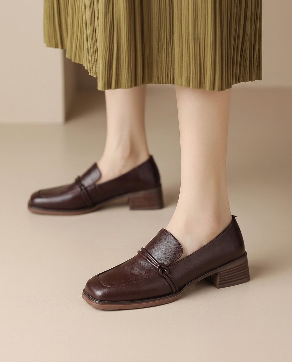 Audrey Leather Loafers