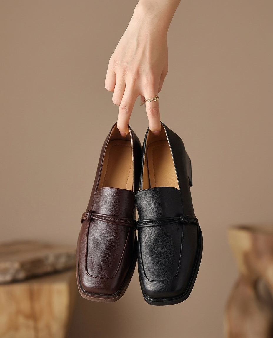 Audrey Leather Loafers