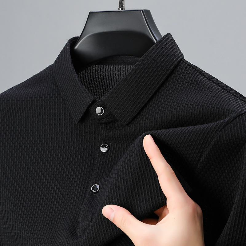 Andrew | Textured Elegance Polo Shirt