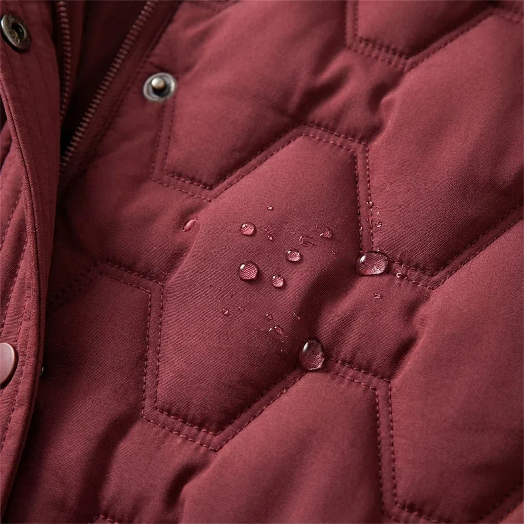 Olivia | Longline Hooded Down Coat