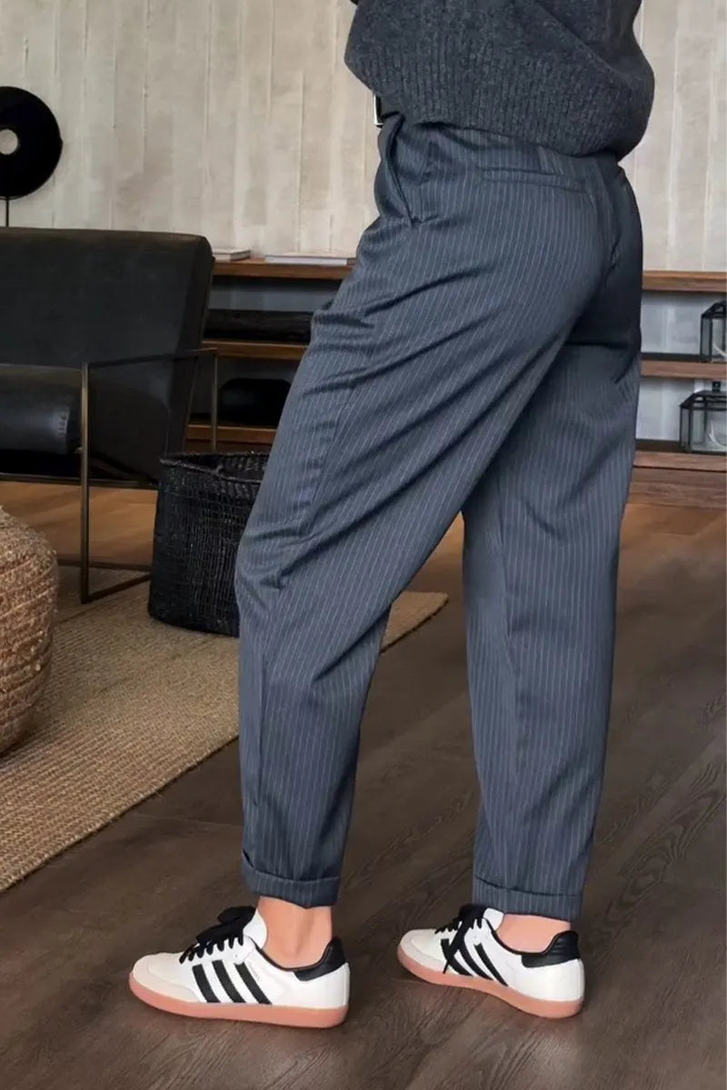 Mathilda | Classic Stripe Trousers for Everyday Style