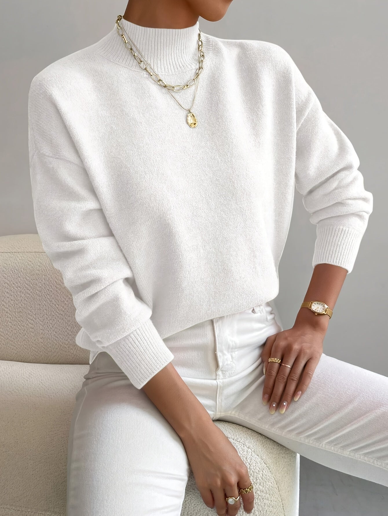 SERAPHINE ROLL NECK JUMPER