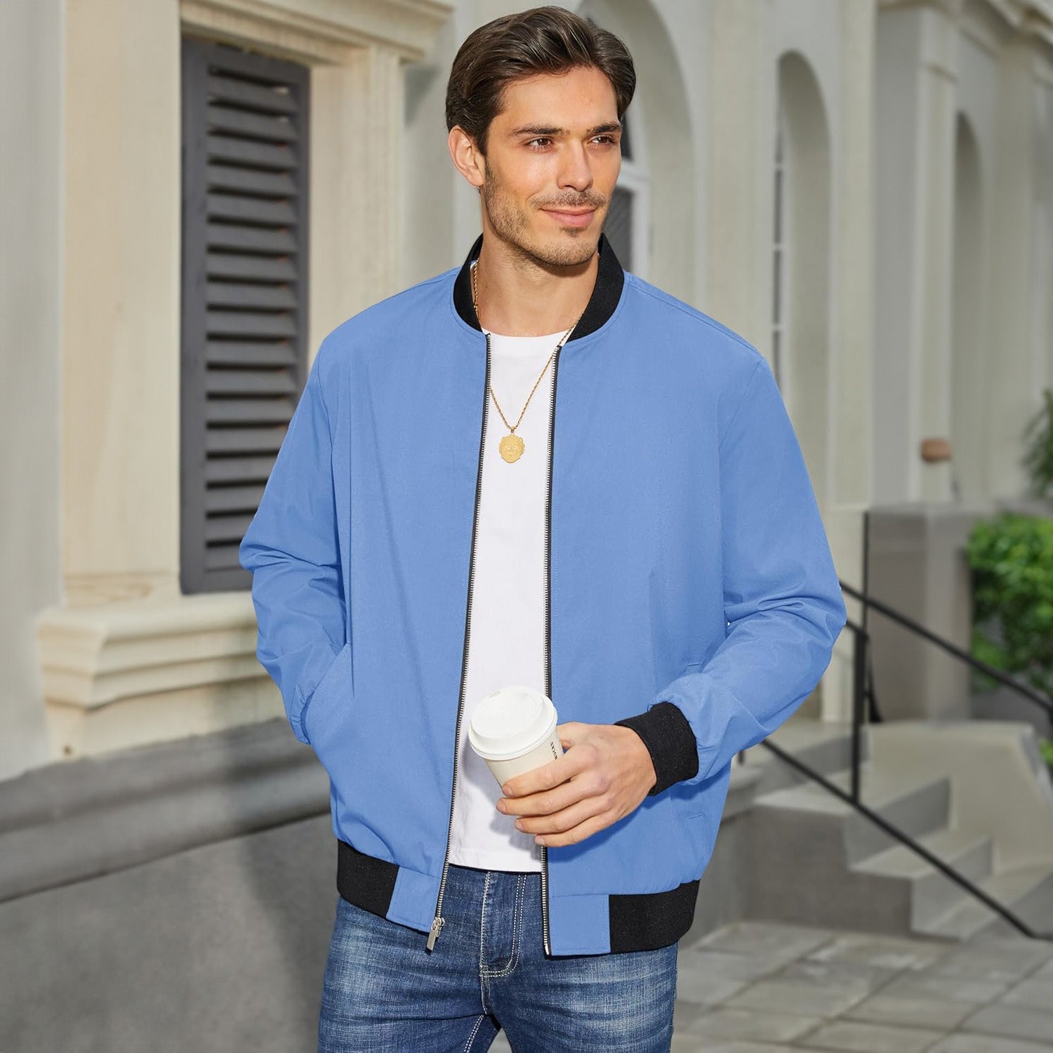 Landon | Lightweight Bomber Jacket for Comfortable Daily Wear
